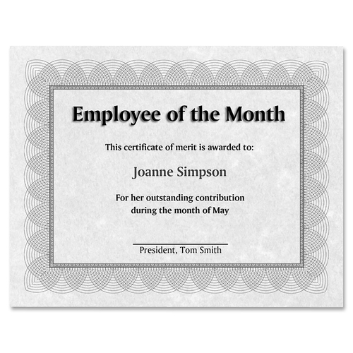 St. James® Regent Style Certificate - 24 lb Basis Weight - 11" x 8.50" - Laser, Inkjet Compatible - Red, Silver - Paper - 100 / Pack