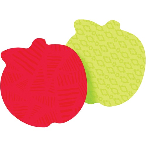 Post-it® Super Sticky Note - 150 x Assorted - 3" x 3" - Apple - Assorted - 1 / Pack