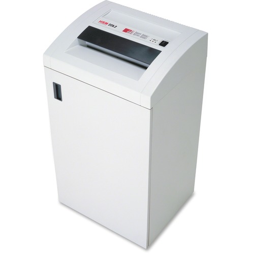SKILCRAFT® Strip-cut Shredder - Continuous Shredder - Strip Cut - 42 Per Pass - for shredding Credit Card, Store Card, Paper - 0.250" Shred Size - P-2 - 12" Throat - 28 gal Wastebin Capacity - Light Gray