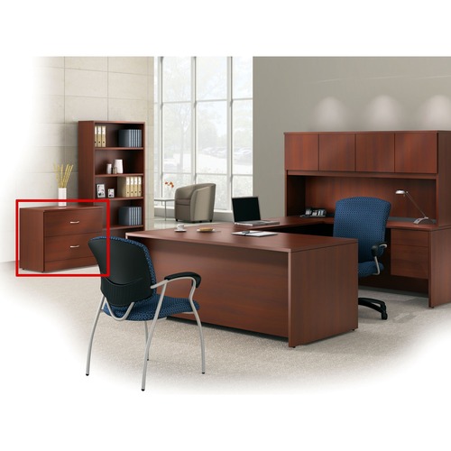 Global Adaptabilities A2036LF Lateral File - 2-Drawer - 36" x 20" x 29" - 2 - Finish: Avant Cherry, Laminate