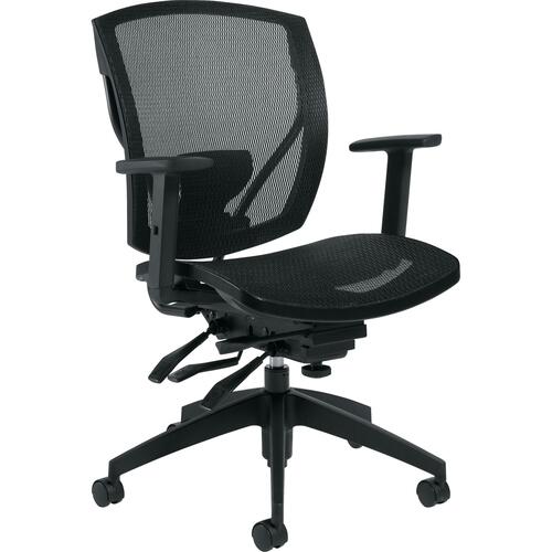 Offices To Go Ibex Medium Back Multi-Tilter Chair - Black Seat