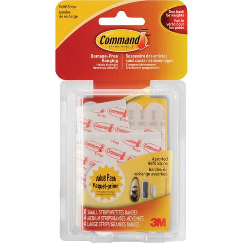 Command Adhesive Strip - For Mounting, General Purpose - 1 / Pack