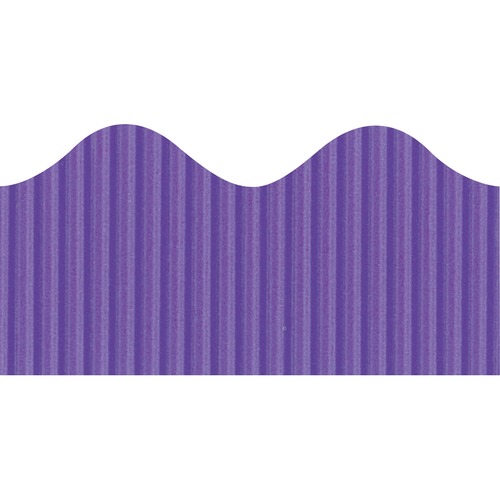 Bordette Decorative Border - Purple - 2.25" x 50' - 1 Roll/Pkg