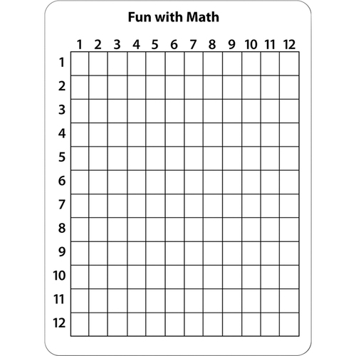 Creativity Street Math Lab Whiteboards - 9" (0.8 ft) Width x 12" (1 ft) Height - White Surface - Rectangle - 10 / Pack