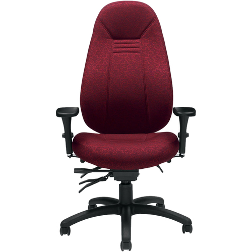 Global Obusforme Comfort High Back Multi Tilter Chair (Red TB85) - High Back - GLB12403OX01