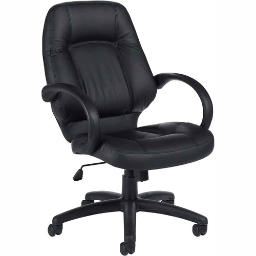 Offices To Go Humber High Back Tilter Executive Chair - Black Polyurethane Seat - Black Polyurethane Back - 5-star Base