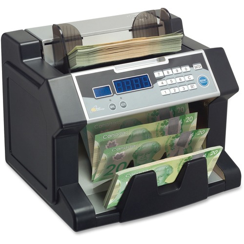Royal Sovereign RBC3200CA Paper/Poly Electric Bill Counter - 300 Bill Capacity - Counts 1200 bills/min - Sorts - coins/minBlack