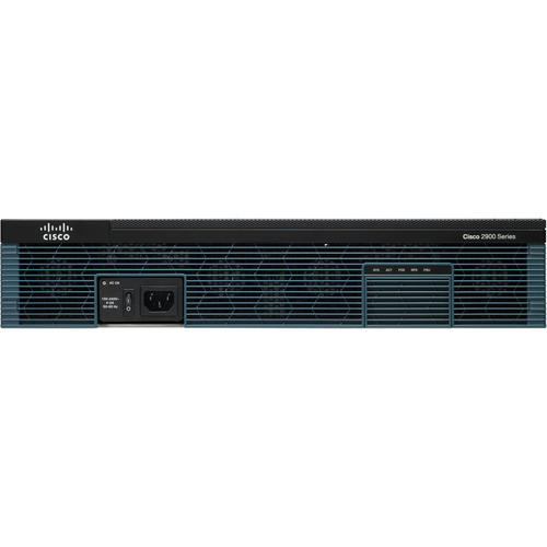 Cisco 2951 Integrated Service Router - 3 Ports - Management Port - 13 - 512 MB - Gigabit Ethernet - 2U - Rack-mountable