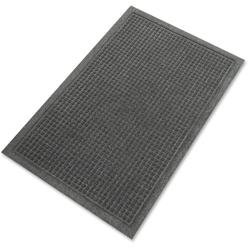 Guardian Floor Protection EcoGuard Floor Mat - Indoor, Outdoor, Carpeted Floor, Hard Floor - 10 ft Length x 36" Width - Rectangular - Rubber - Charcoal - 1 Each