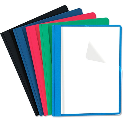 Universal Report Cover - 1/2" Folder Capacity - 8 1/2" x 11" - 100 Sheets Capacity - 3 x Prong Fastener(s) - Assorted - Punched - 25 Box