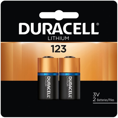 Duracell Lithium Photo 3V Battery - DL123A - For Multipurpose - 3 V DC - 2 / Pack