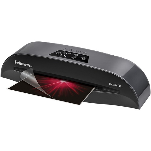 Fellowes Callisto™ 95 Laminator with Pouch Starter Kit - Pouch - 9.50" (241.30 mm) Lamination Width - 5 mil Lamination Thickness - 4.25" (107.95 mm) x 17.75" (450.85 mm) x 5.75" (146.05 mm) = FEL5728401