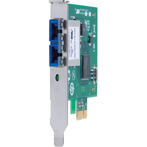 Allied Telesis AT-2911SX Gigabit Ethernet Card - PCI Express x1 - 1 Port(s) - 1 x SC Port(s) - Full-height, Low-profile - 1000Base-SX - Plug-in Card