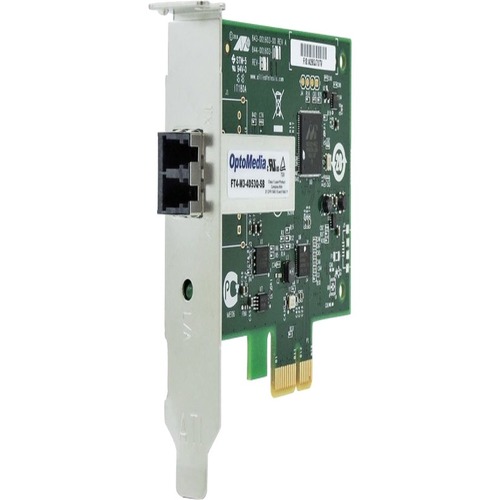 Allied Telesis AT-2911SX Gigabit Ethernet Card - PCI Express x1 - 1 Port(s) - Full-height, Low-profile - 1000Base-SX - Plug-in Card
