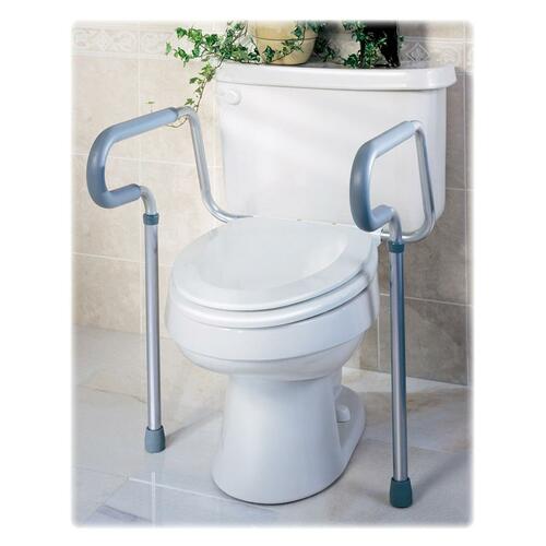 Medline Toilet Safety Rail - Aluminum - 1 Each