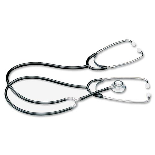 Medline Stethoscope - Latex-free - Black - 1 Each