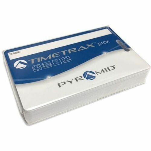 Pyramid Time Systems TimeTrax Elite Proximity Badges - Proximity Card - 3.50" (88.90 mm) x 2.50" (63.50 mm) Length - 15 - Pack - Blue