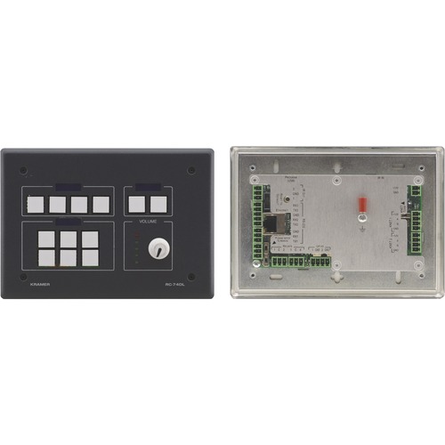 Kramer RC-74DL 12-Button Master Room Controller with Digital Volume Knob