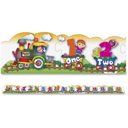 Creativity Street Number Train Floor Puzzle - Theme/Subject: Learning - 3+27 Piece