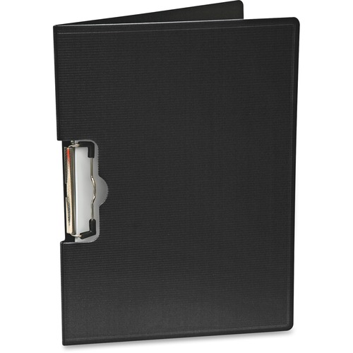 Mobile OPS Unbreakable Recycled Clipboard - 0.50" Clip Capacity - Side Opening - 8 1/2" x 11" - Low-profile - Black - 1 Each - Clipboards - BAU61644