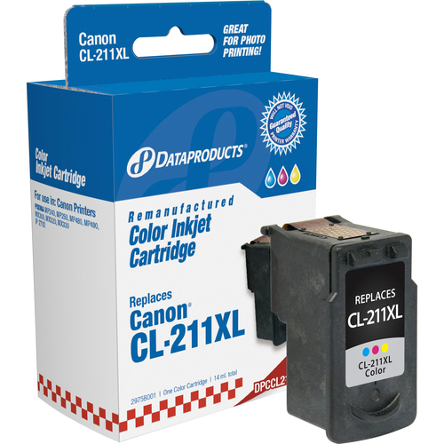 Dataproducts Remanufactured Ink Cartridge - Alternative for Canon - Cyan, Magenta, Yellow - Inkjet - 410 Pages - 1 Each