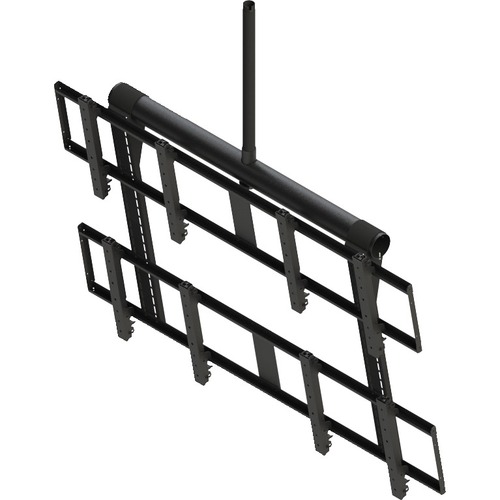 Digital Advertising Video Wall Ceiling Mounts for 2x2 Configurations For 40" to 55" Flat Panel Displays - Height Adjustable - 40" to 55" Screen Support - 401.24 lb Load Capacity - 200 x 200, 600 x 400 - VESA Mount Compatible - 1