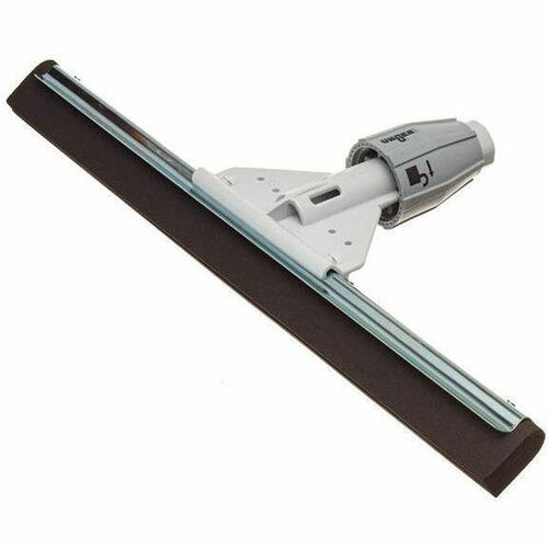 Unger SmartFit Heavy-Duty WaterWand - Foam Rubber Blade - 2.5" Height x 9.1" Width x 22" Length - Heavy Duty, Bacteria Resistant, Oil Resistant, Durable, Slip Resistant, Long Lasting - Compatible with Concrete - Black, Gray - 1Each