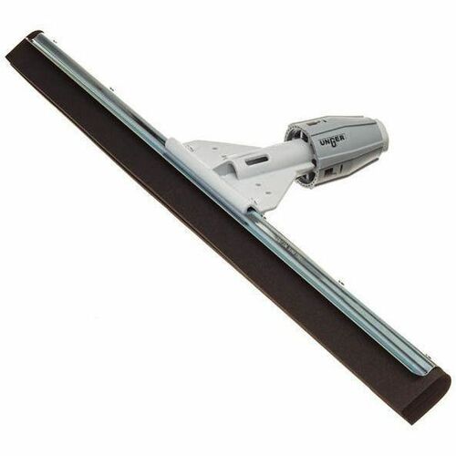 Unger SmartFit Heavy-Duty WaterWand - Foam Rubber Blade - 2.5" Height x 9.1" Width x 30" Length - Heavy Duty, Bacteria Resistant, Oil Resistant, Durable, Slip Resistant, Long Lasting - Compatible with Concrete - Black, Gray - 1Each