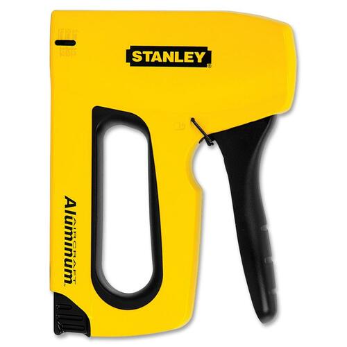 Stanley-Bostitch Sharpshooter Heavy-Duty Staple Gun - Full Strip - Yellow - Aluminum, Steel