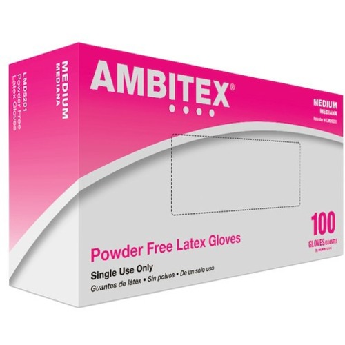 Tradex Multipurpose Gloves - Biological Contaminant Protection - Medium Size - White - For General Purpose, Food Service - 100 Box