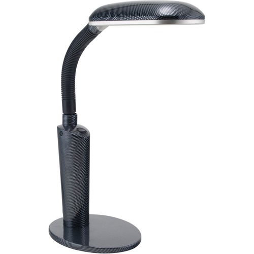 Victory Light Desk Lamp - 23" Height - 6.5" Width - 27 W CFL Bulb - Adjustable Neck, Adjustable Height, Gooseneck - Desk Mountable - Black - for Desk, Office, Home, Library, Dorm Room, Sewing, Crafting, Studying, Reading, Work Area