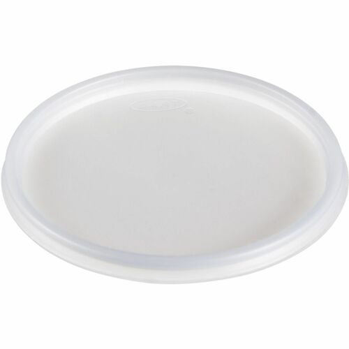 Dart 20 oz HIPS Plastic Non-vented Lid - Translucent - Breakroom - 4.2" Diameter - Translucent - Plastic, Foam, Polystyrene Body - 100 / Pack - 10 / Carton