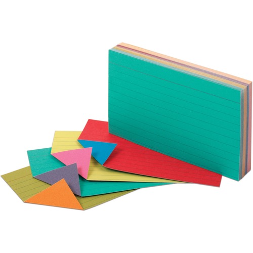 Oxford Extreme Index Cards - 3" Width x 5" Length - 100 / Pack