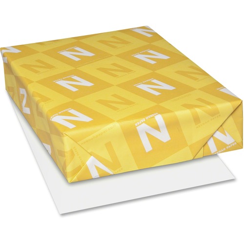 Neenah Capitol Bond Paper - White - 96 Brightness - Letter - 8 1/2" x 11" - 24 lb Basis Weight - Light Cockle - 500 / Ream - Archival-safe, Watermarked - White
