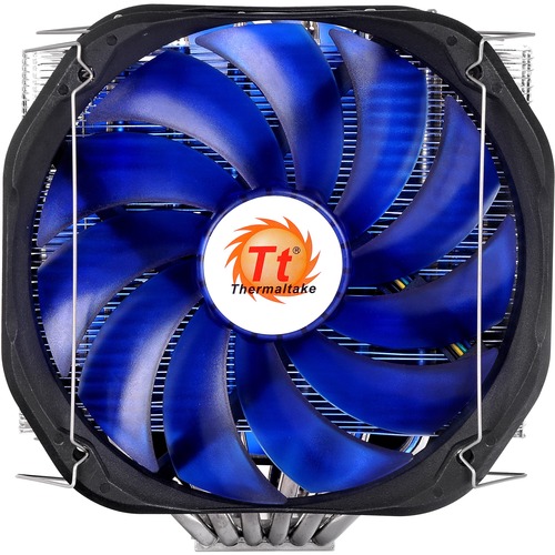 Thermaltake Frio Extreme Cooling Fan/Heatsink - 5.51" Maximum Fan Diameter - 794.4 gal/min Maximum Airflow - 1800 rpm - 4-pin - Compatible Intel Socket: R LGA-2011, B LGA-1366, H2 LGA-1155, H LGA-1156 - Compatible AMD Socket: FM1, AM3 PGA-941, AM3+, AM2 P