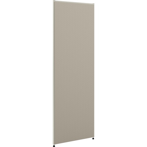 HON Verse HBV-P7230 Panel - 30" Width x 72" Height - Metal, Plastic, Fabric - Light Gray, Gray