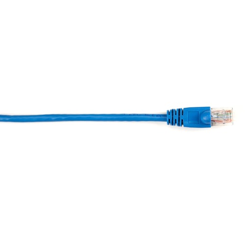 Black Box Connect Cat.6 UTP Patch Network Cable - 3 ft Category 6 Network Cable for Network Device - First End: 1 x RJ-45 Network - Male - Second End: 1 x RJ-45 Network - Male - 1 Gbit/s - Patch Cable - Gold Plated Contact - CM - 26 AWG - Blue