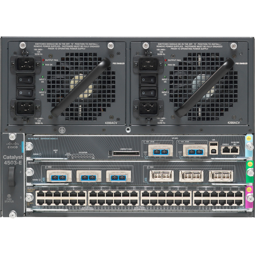 Cisco Catalyst WS-C4503-E Chassis - Manageable - 3 Layer Supported - PoE Ports - 7U High - Rack-mountable - Lifetime Limited Warranty