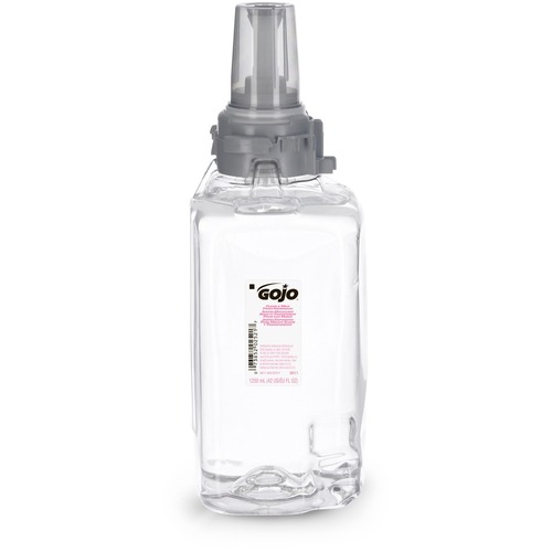 Gojo® ADX-12 Clear/Mild Handwash Refill - Fresh Fruit Scent - 1.25 L - Bottle Dispenser - Hand, Skin - Clear - Dye-free, Dye-free, Rich Lather, Bio-based - 1 Each