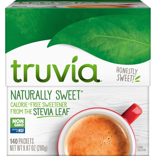 Truvia Cargill Kosher Certified Sweetener Packets - Packet - Natural Sweetener - 140/Box