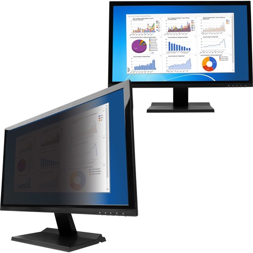 V7 23.6 inch Widescreen Privacy Filter for Monitor Glossy, Matte - For 23.6" Widescreen Monitor - Scratch Resistant, Damage Resistant