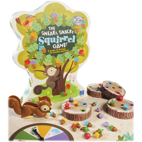 Educational Insights Sneaky Snacky Squirrel Game - Theme/Subject: Animal - Skill Learning: Eye-hand Coordination, Sorting, Matching, Strategic Thinking, Fine Motor, Handwriting - 3-5 Year