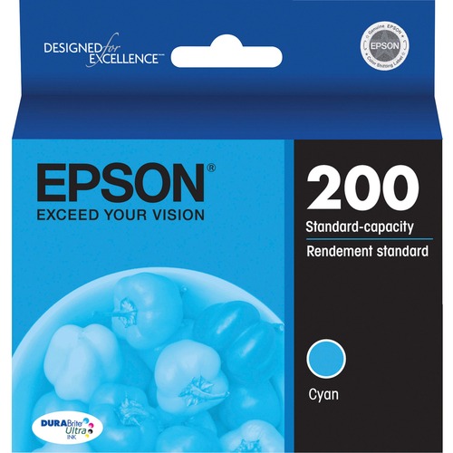 Epson DURABrite Ultra 200 Original Ink Cartridge - Inkjet - Cyan - 1 Each - Ink Cartridges & Printheads - EPST200220S