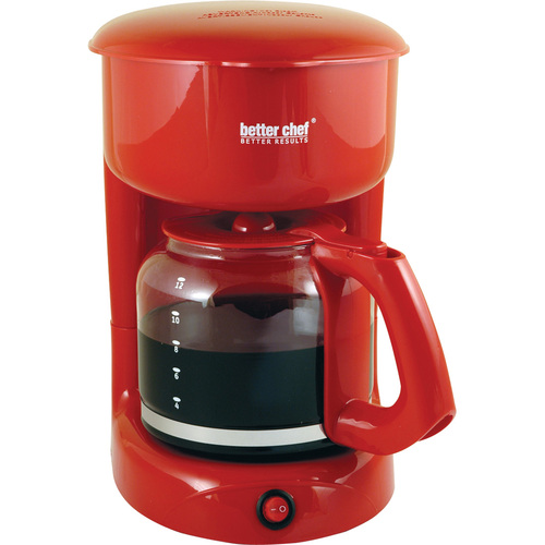 Better Chef 12-Cup Coffeemaker - 12 Cup(s) - Multi-serve - Red