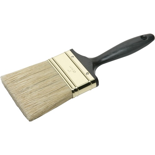 SKILCRAFT 3" Flat Sash Paint Brush - 1 Brush(es) - 3" Bristle Plastic - Steel Ferrule