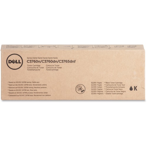 Dell Original Laser Toner Cartridge - Black - 1 Each - 11000 Pages