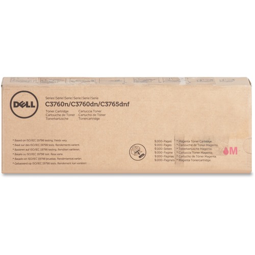 Dell Original Extra High Yield Laser Toner Cartridge - Magenta - 1 Each - 9000 Pages