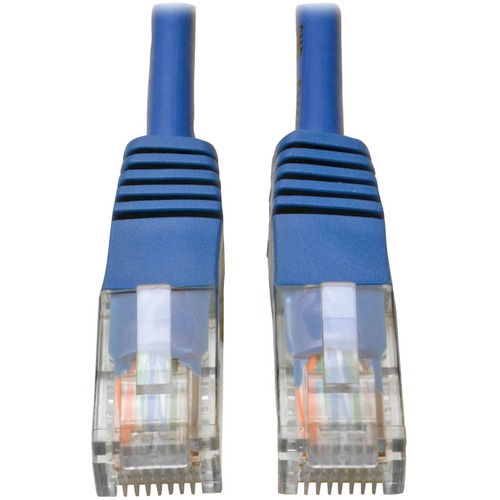 Tripp Lite 30ft Cat5e / Cat5 350MHz Molded Patch Cable RJ45 M/M Blue 30' - 30 ft Category 5e Network Cable for Network Device - First End: 1 x RJ-45 Network - Male - Second End: 1 x RJ-45 Network - Male - Patch Cable - Blue