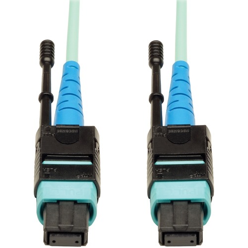 Tripp Lite 10M MTP / MPO Patch Cable 24 Fiber 100GbE Aqua OM3 Plenum 33ft 33' 10 Meter - 100GBASE-SR10, CXP, 24 Fiber, 100GbE OM3 Plenum-rated - Aqua, 10M (33-ft.)"