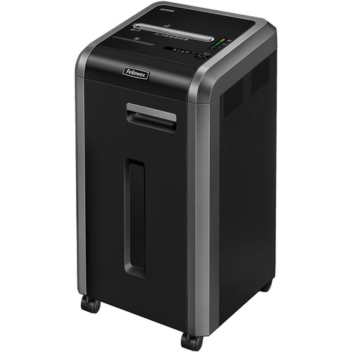 Fellowes Microshred 225Mi 100% Jam Proof Micro-Cut Shredder - Continuous Shredder - Micro Cut - 16 Per Pass - for shredding Staples, Credit Card, CD, DVD, Paper Clip, Junk Mail, Paper - 0.1" x 0.5" Shred Size - P-5 - 4.27 m/min - 9.5" Throat - 60.57 L Was - Micro-Cut Shredders - FEL4620001